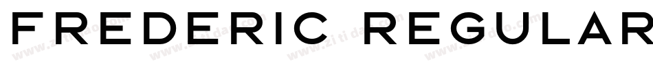 Frederic Regular字体转换